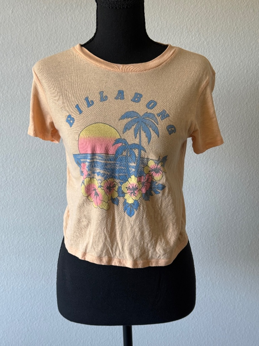 Billabong peach baby tee